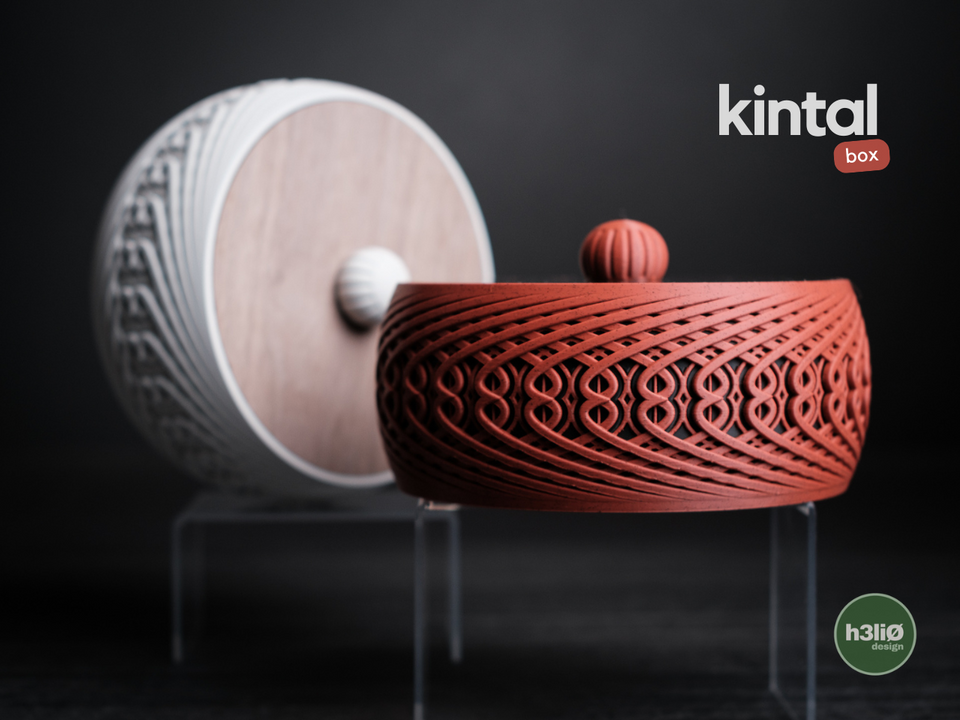 Biscottiera design intrecciato – Stampa 3D doppio colore (Ø 168 mm)