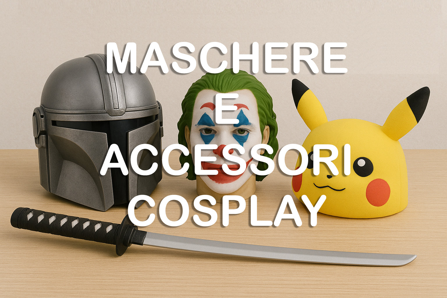 Accessori e maschere cosplay