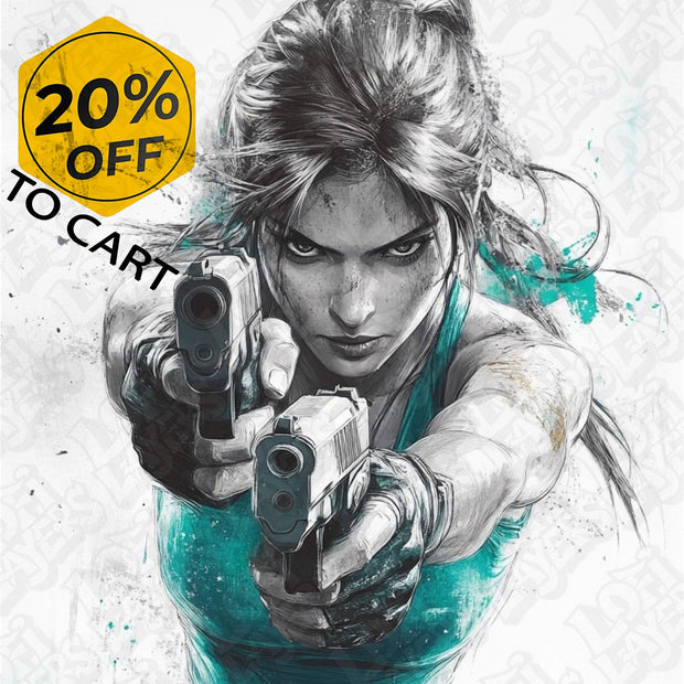 Quadro 3D – Lara Croft Tribute