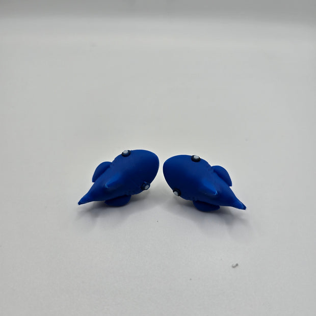 Orecchini Squaletto 3D – Mini Squali Blu in Stampa 3D