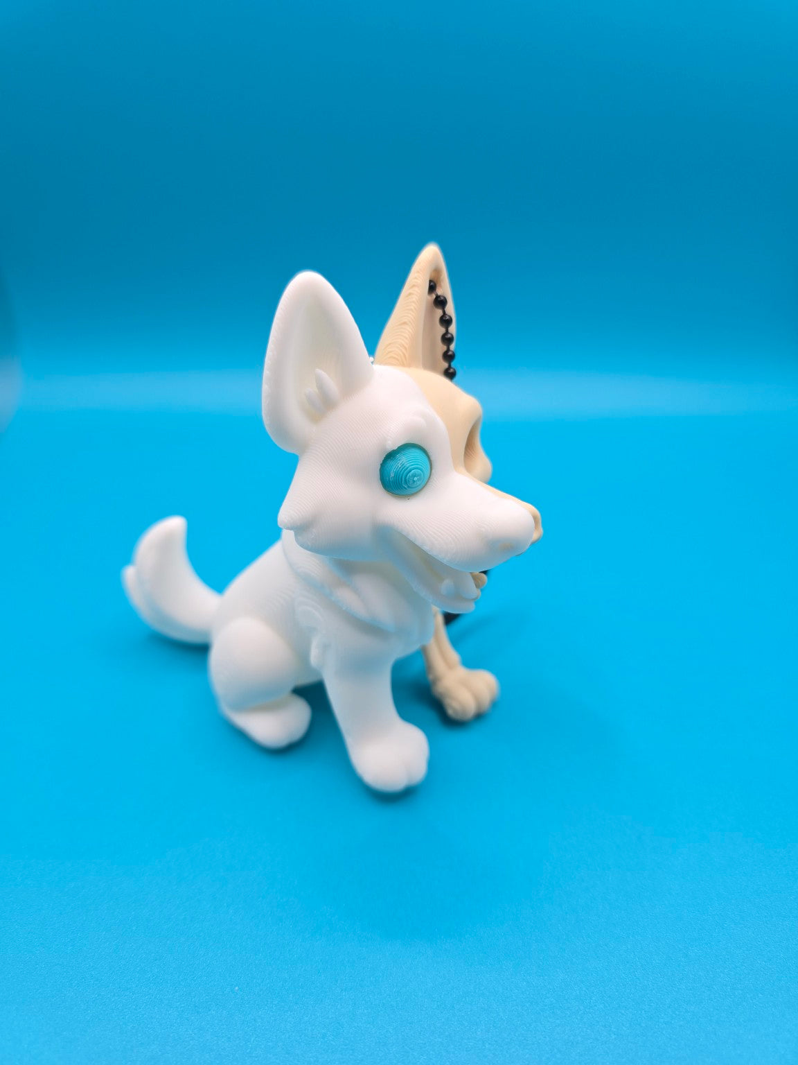 Portachiavi Cane Scheletrico 3D – Design metà osso metà cartoon