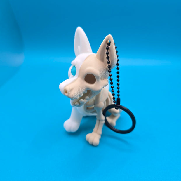 Portachiavi Cane Scheletrico 3D – Design