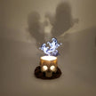 Porta Lumino Teschio con Proiezione di Fantasmi – Decorazione Halloween 3D