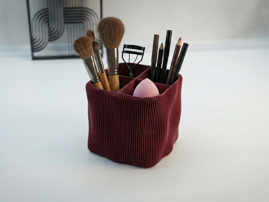 Pori Organizzatore da Scrivania e Casa – Organizer 4 Scomparti dal Design Organico