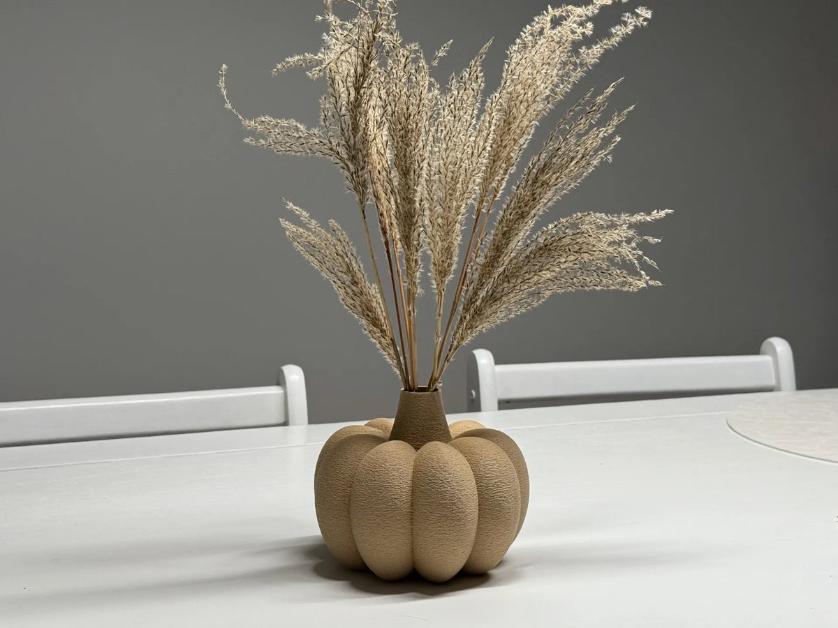 Vaso Pumpkin – Design minimalista stampato in 3D