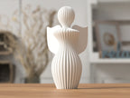 Statua Angelo Moderno Decorativo – Decorazione Natalizia Elegante, Stampata in 3D