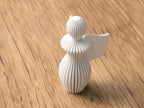 Statua Angelo Moderno Decorativo – Decorazione Natalizia Elegante, Stampata in 3D