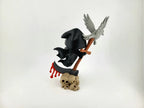 Tristo Mietitore con Corvo e Teschi – Decorazione Halloween