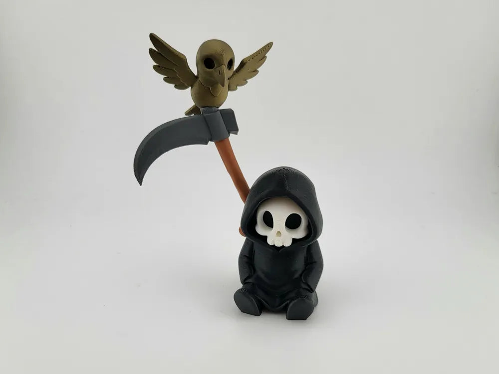 Tristo Mietitore con Scheletro di Gufo Action Figure – Stampa 3D