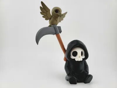 Tristo Mietitore con Scheletro di Gufo Action Figure – Stampa 3D
