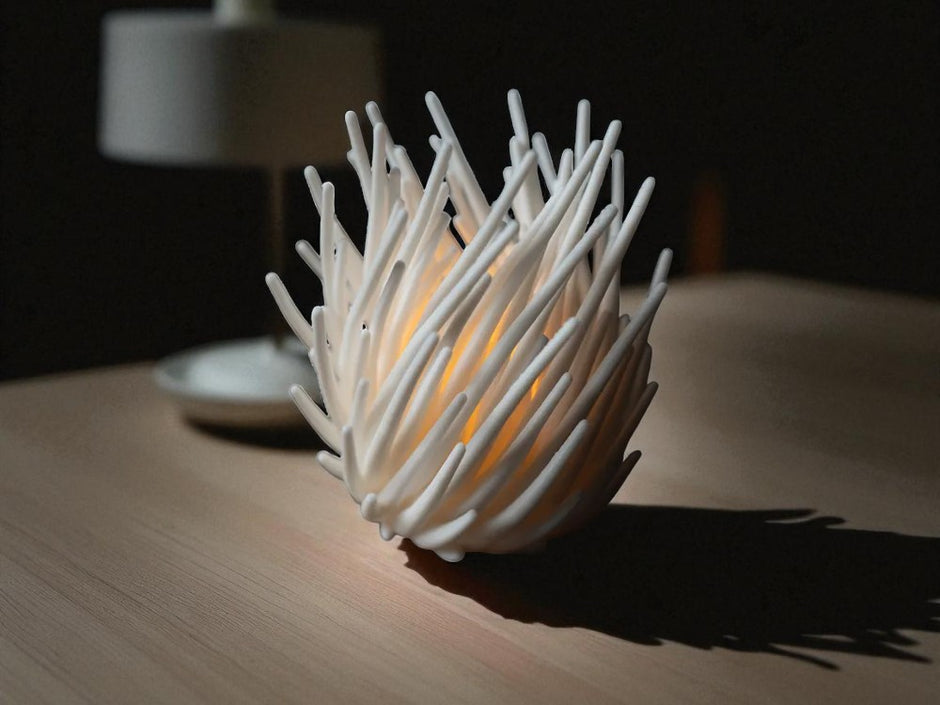 Lumino LED “Anima di luce” – piccola lampada decorativa da scrivania