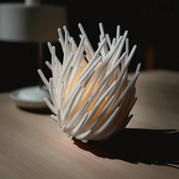 Lumino LED “Anima di luce” – piccola lampada decorativa da scrivania