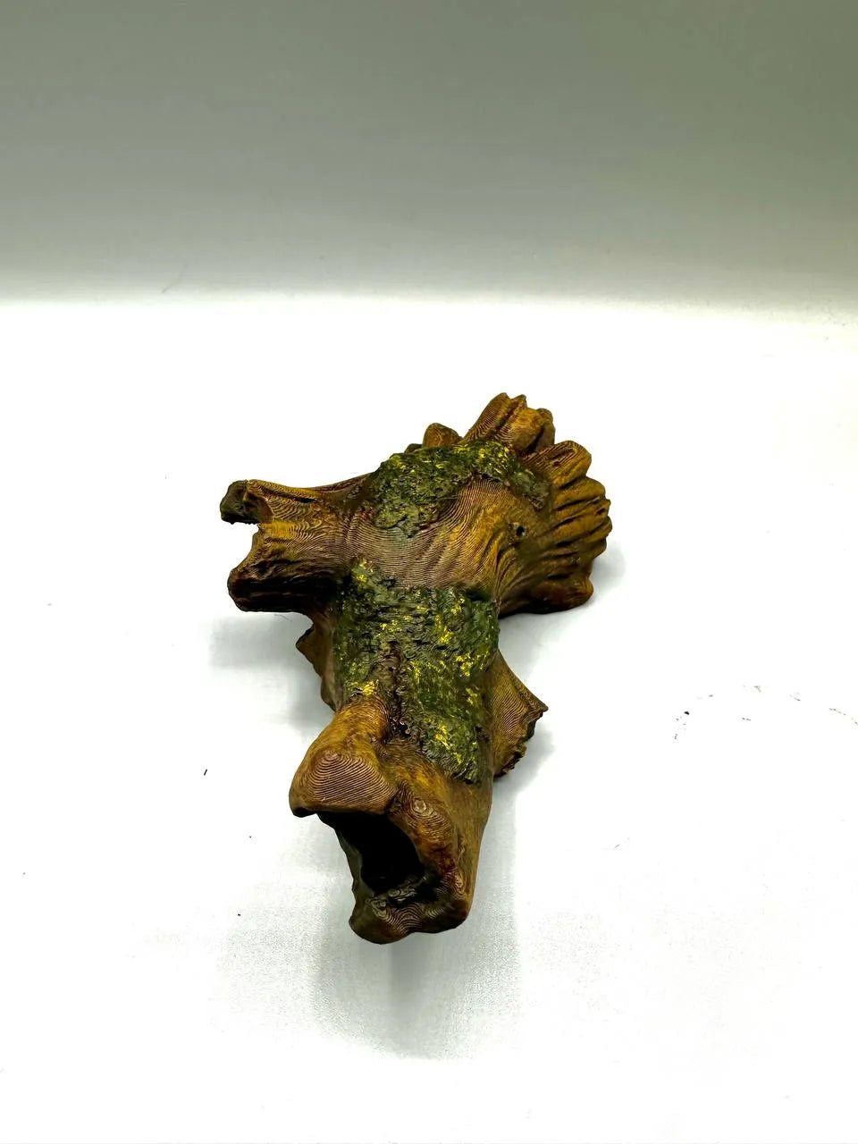 Tronco Cavo Decorativo per Terrario e Acquario – Rifugio per Animali, Effetto Corteccia Naturale, Stampato in 3D