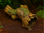 Tronco Cavo Decorativo per Terrario e Acquario – Rifugio per Animali, Effetto Corteccia Naturale, Stampato in 3D