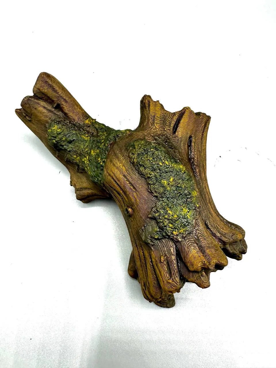 Tronco Cavo Decorativo per Terrario e Acquario – Rifugio per Animali, Effetto Corteccia Naturale, Stampato in 3D
