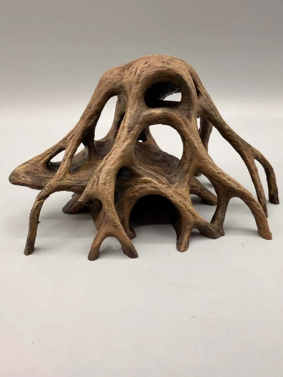 Ampia Radice di Mangrovia – Decorazione 3D per Acquari e Terrari
