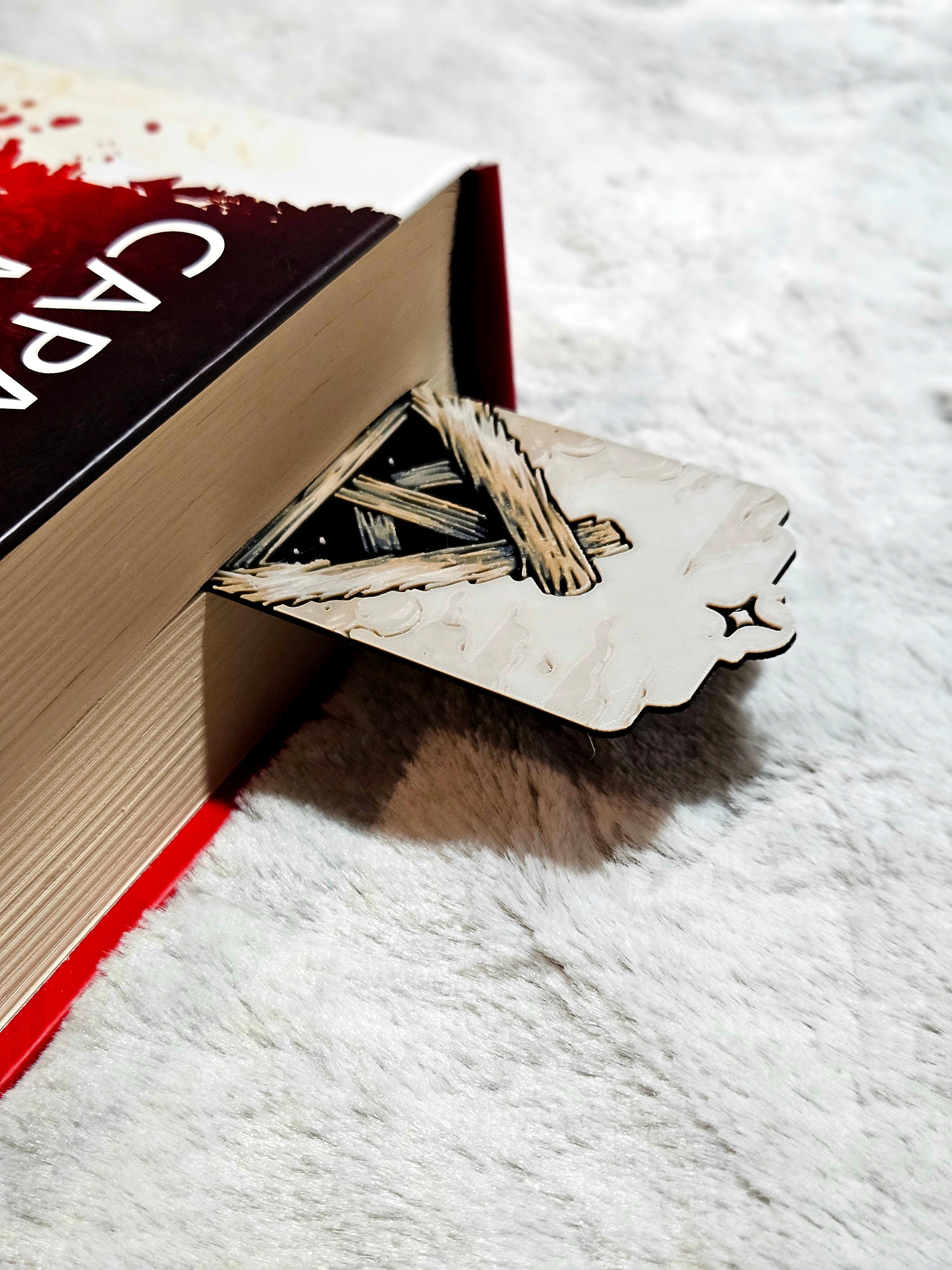 Segnalibro con natalizio, sacra famiglia