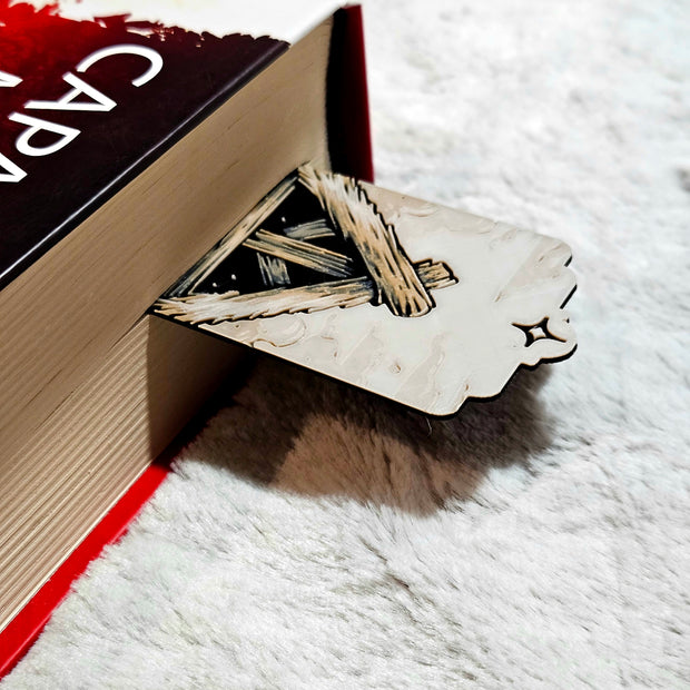 Segnalibro con natalizio, sacra famiglia