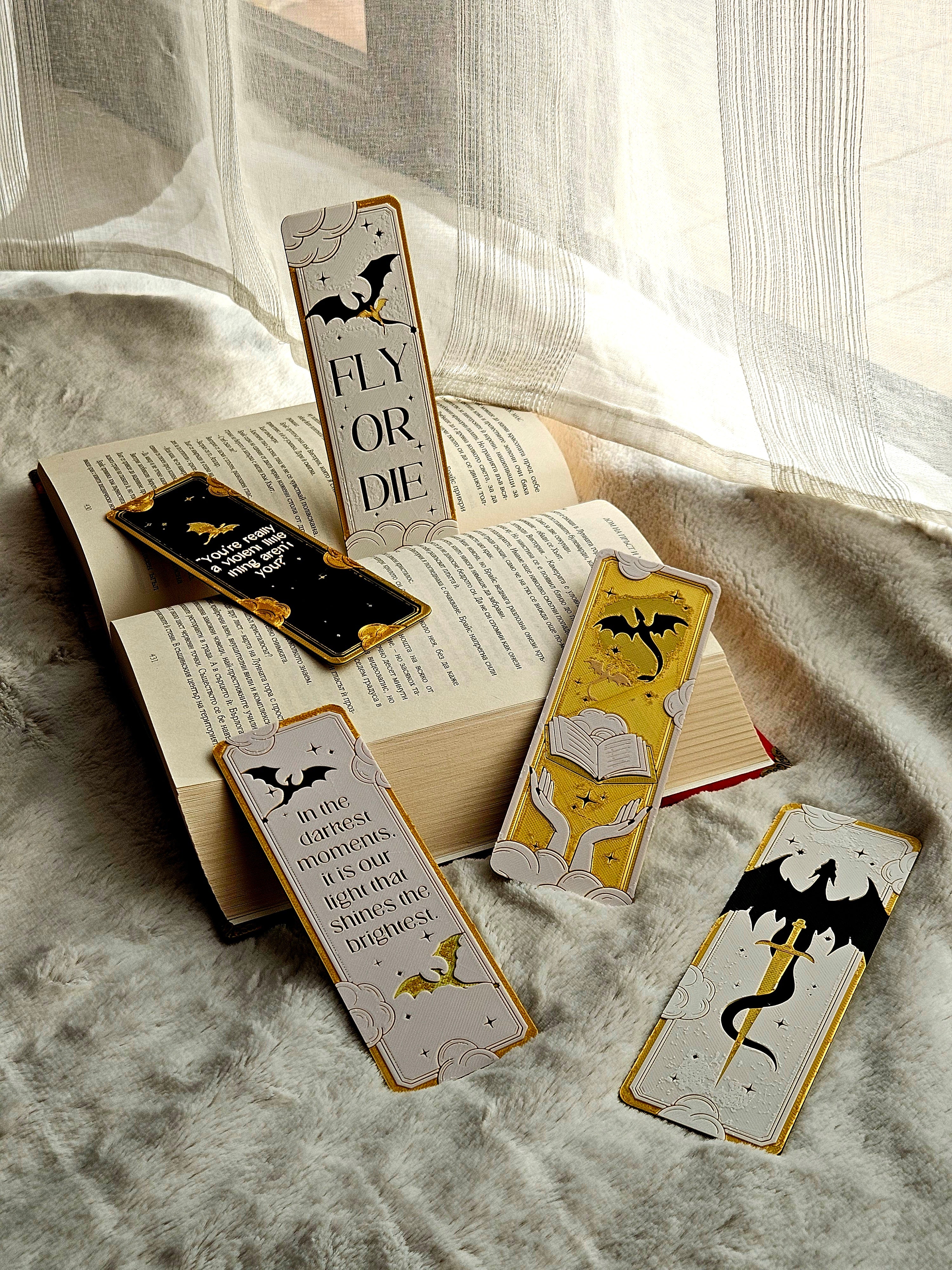 Kit Segnalibri Decorativi – Set Fantasy per Amanti dei Libri