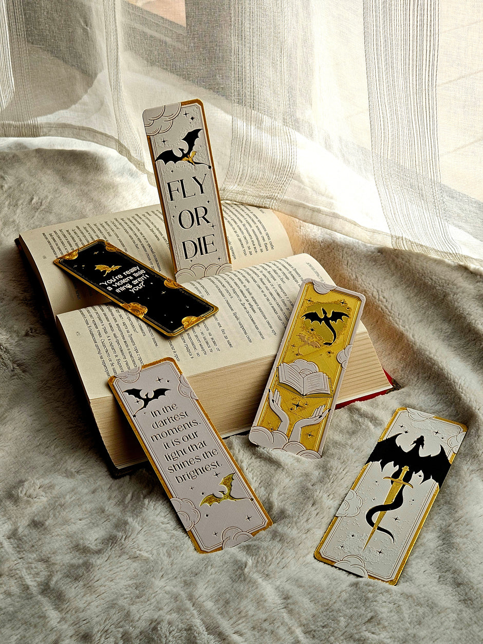 Kit Segnalibri Decorativi – Set Fantasy per Amanti dei Libri