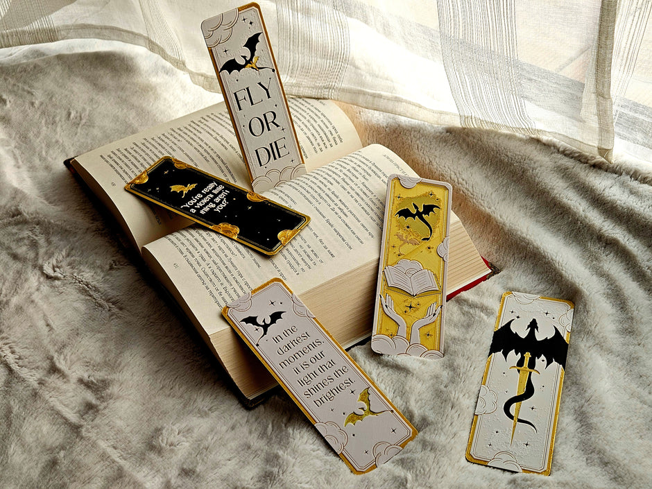 Kit Segnalibri Decorativi – Set Fantasy per Amanti dei Libri