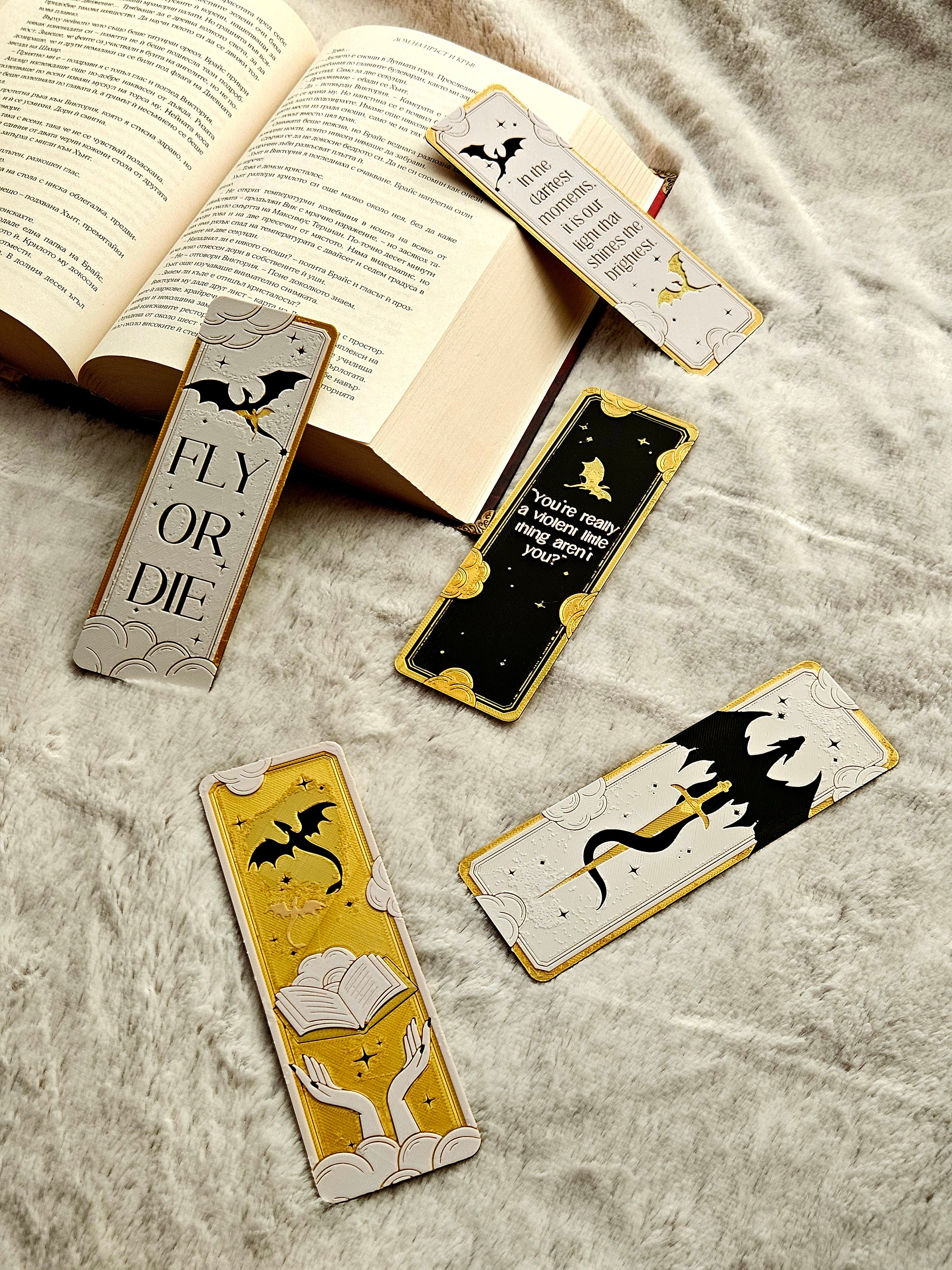 Kit Segnalibri Decorativi – Set Fantasy per Amanti dei Libri