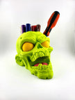 Portapenne Teschio Zombie – Organizer da Scrivania Originale