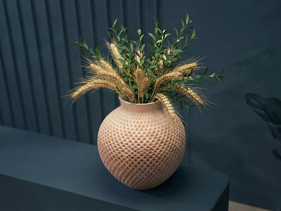 Vaso Decorativo 3D Geometrico – Design Moderno per Casa e Ufficio