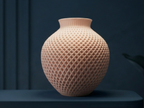 Vaso Decorativo 3D Geometrico – Design Moderno per Casa e Ufficio