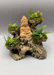 Giardino del Buddha – Decorazione Roccia Stampata in 3D con Vasi e Grotta