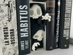 Halloween Book Corner 3D – Ghost & Spooky Skull Shelf | Decorazione Horror per Libreria