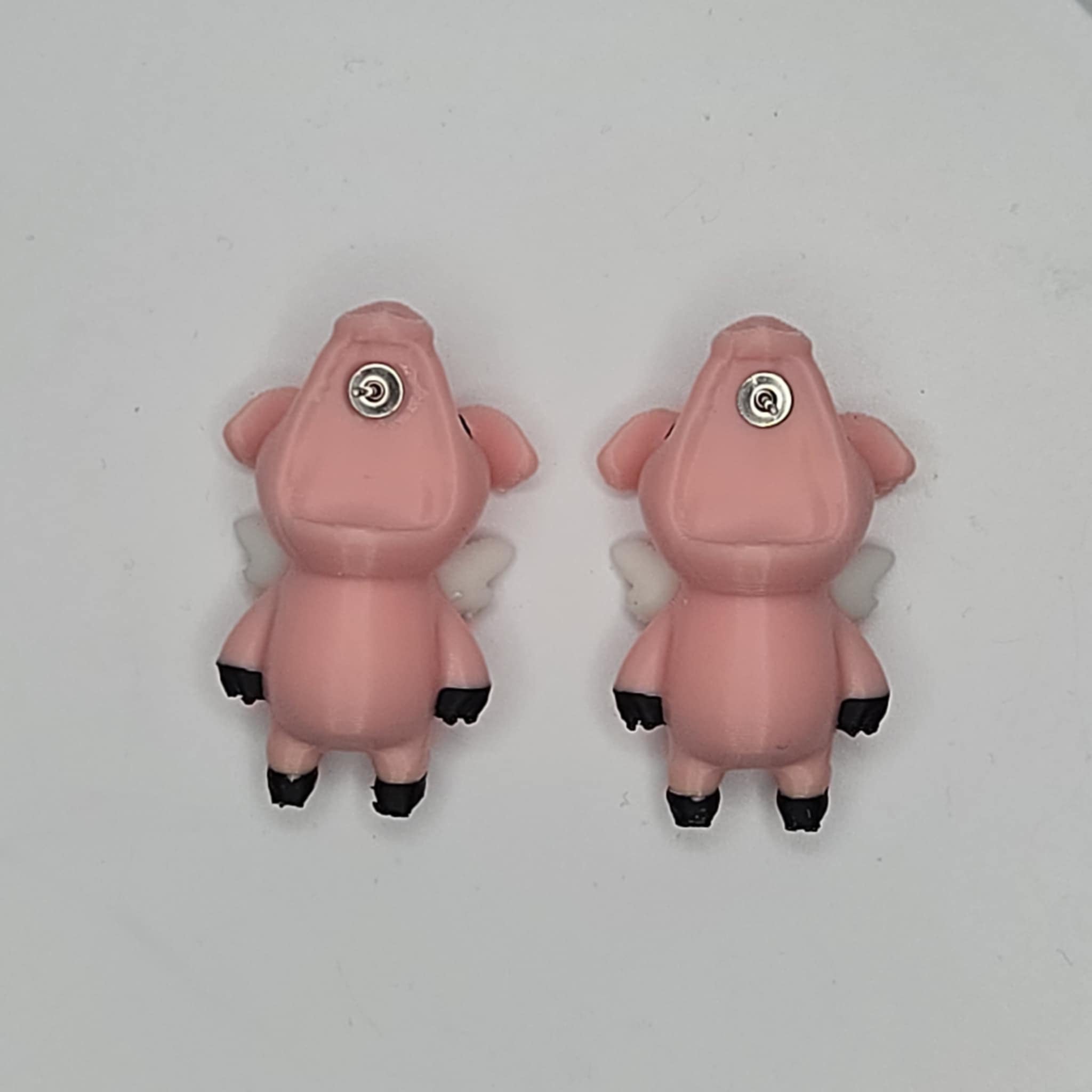 Orecchini il maialino rosa