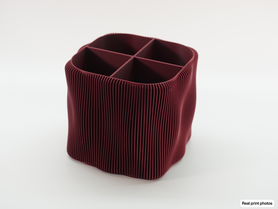 Pori Organizzatore da Scrivania e Casa – Organizer 4 Scomparti dal Design Organico