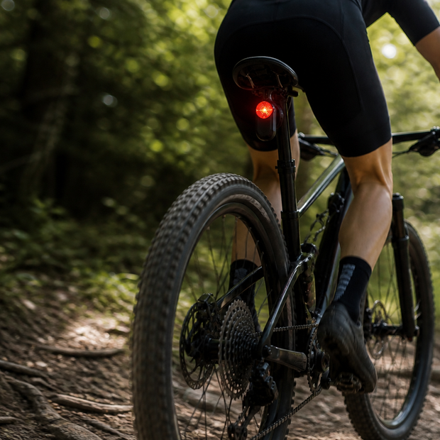 Supporto Sottosella per Luce Posteriore Tipo Garmin Varia – Fissaggio Stabile MTB/Bici