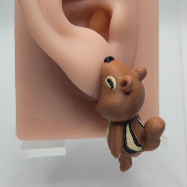 orecchini scoiattolo divertente