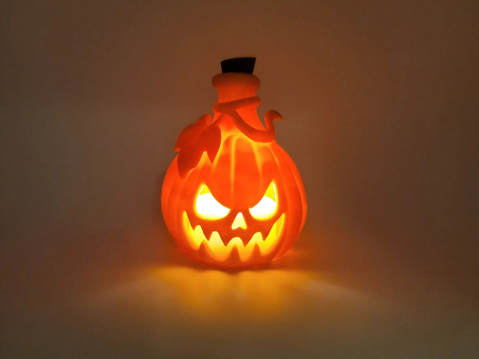 Lanterna di Zucca Halloween Jack-o'-Lantern – Decorazione Luminosa 3D