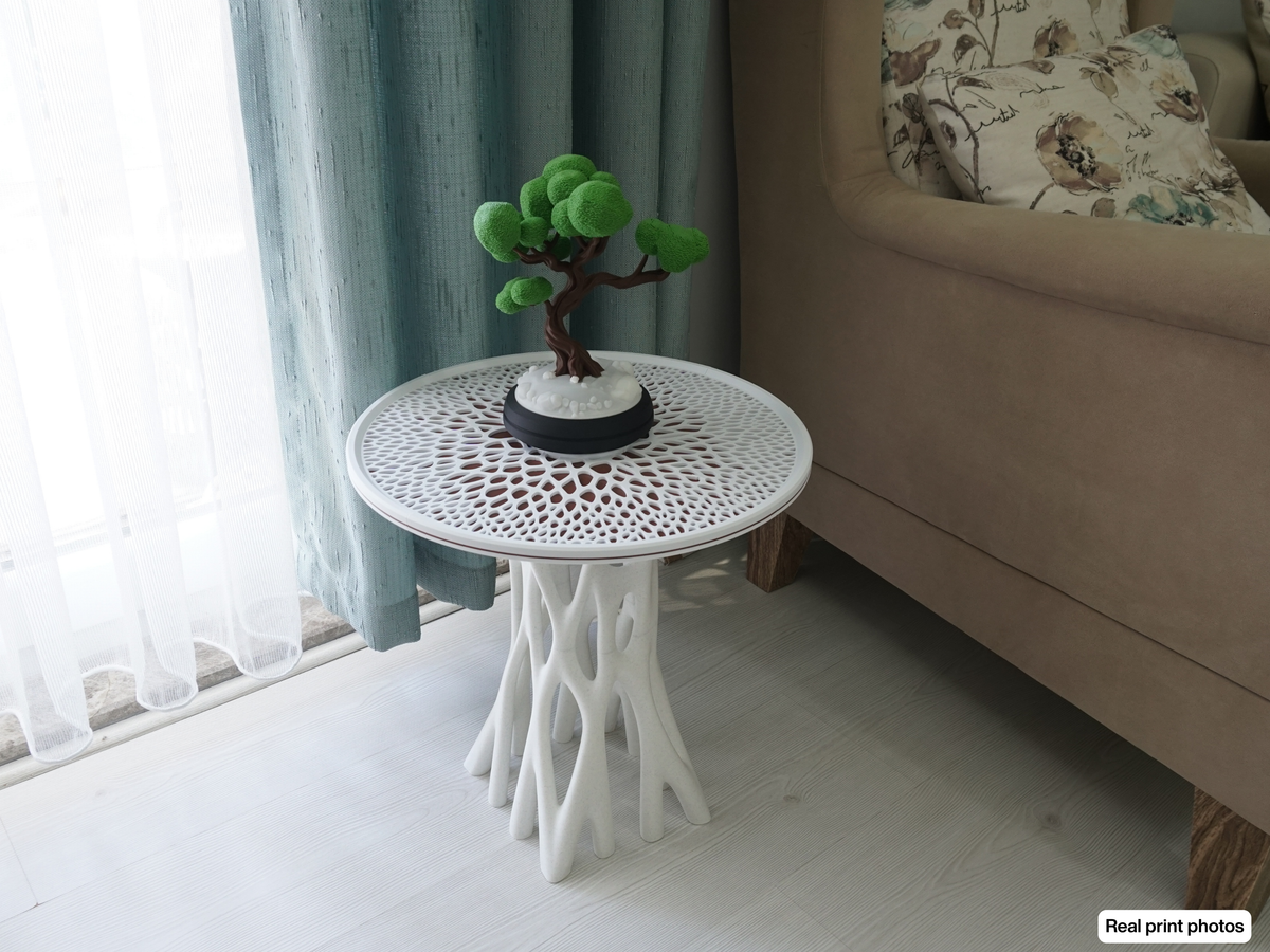 Branch Side Table – Tavolino Laterale in Stampa 3D dal Design Organico