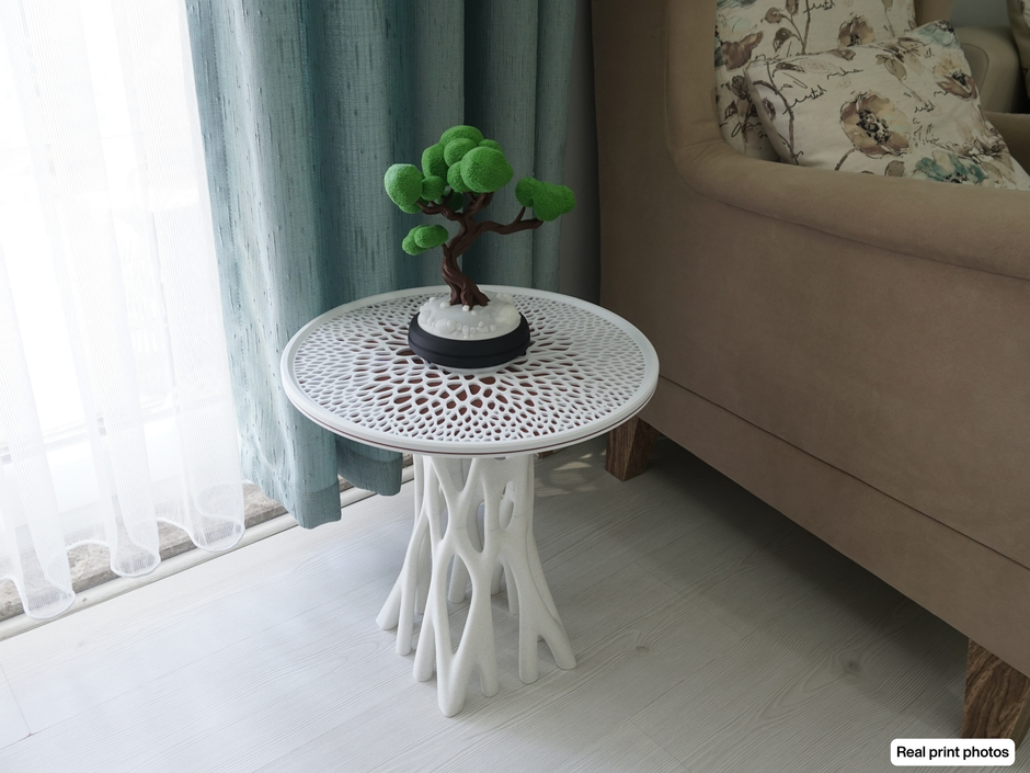 Branch Side Table – Tavolino Laterale in Stampa 3D dal Design Organico