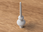 Puntale per Albero di Natale Design a Nervature