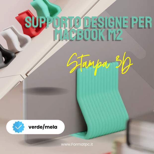 Stand verticale elegante per MacBook M1/M2