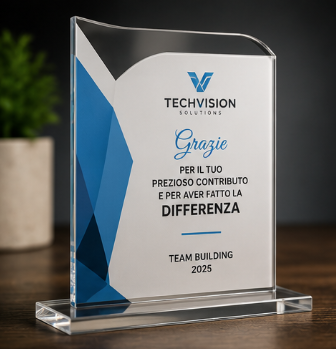 Targhe Ricordo Personalizzate | Plexiglass, Legno e Stampa 3D