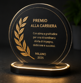 Targhe Ricordo Personalizzate | Plexiglass, Legno e Stampa 3D