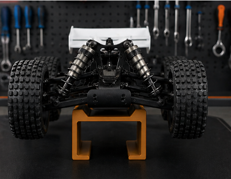 Stand Manutenzione Buggy RC 1/8 Antiscivolo, Supporto Officina Modellismo Stabile