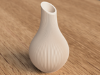 Vaso Decorativo Moderno a Coste – Vaso in Stampa 3D