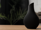 Vaso Decorativo Moderno a Coste – Vaso in Stampa 3D