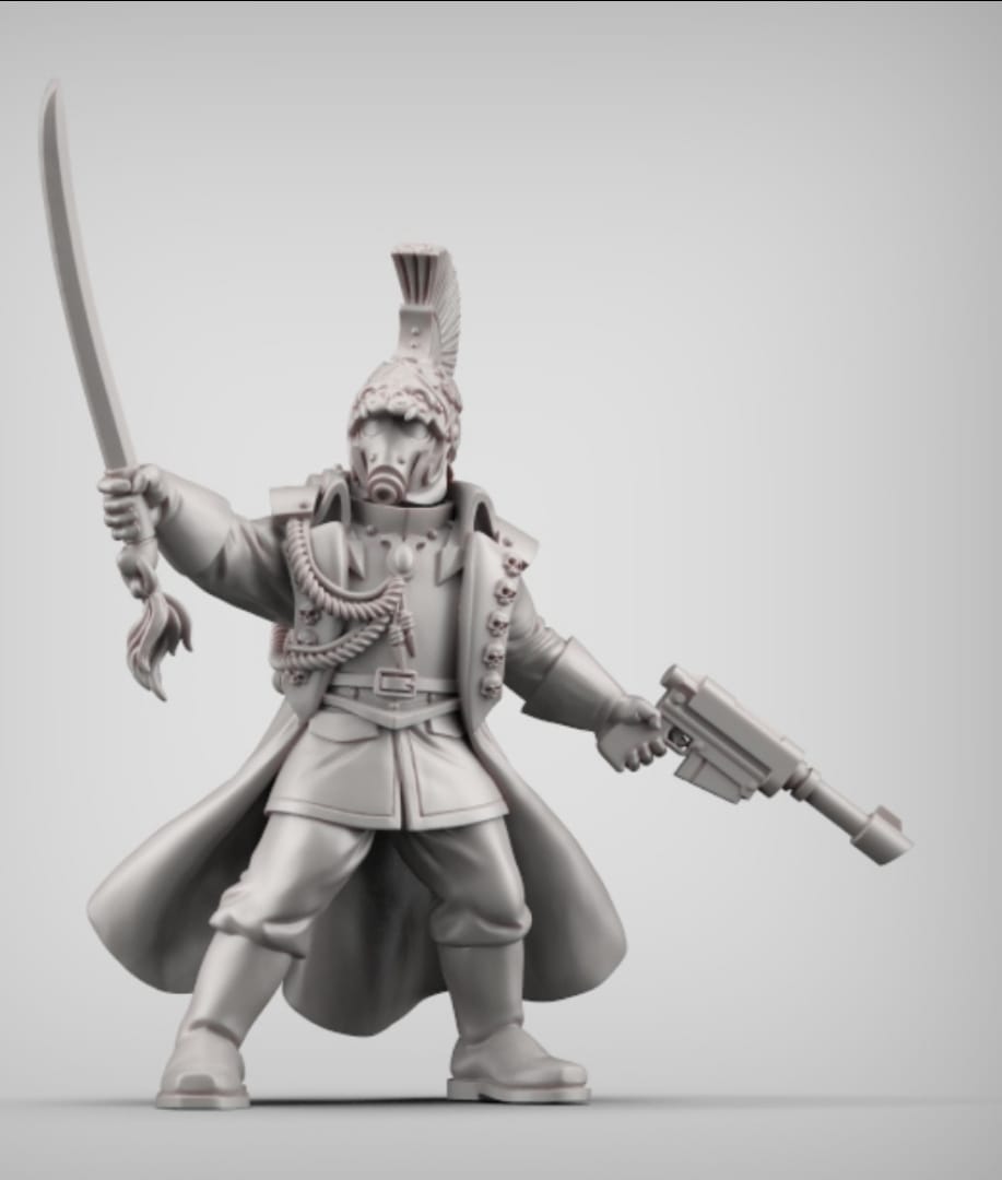 Miniatura Soldato Sci-Fi in Resina Conan - Wargame 32mm Stampa 3D