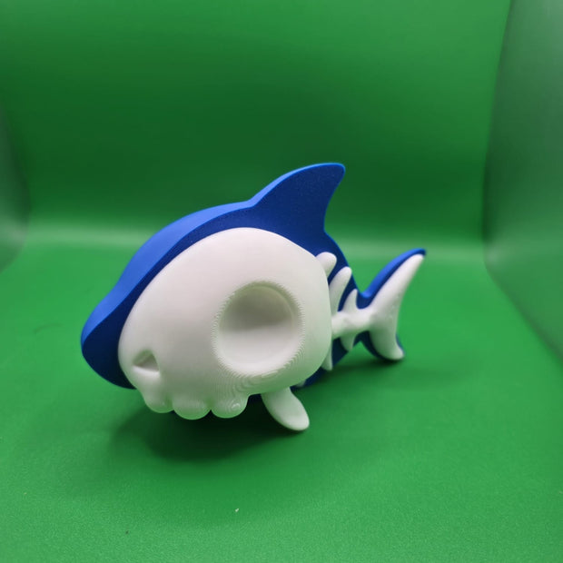 🐟 Sharky Skull – Miniatura 3D Decorativa