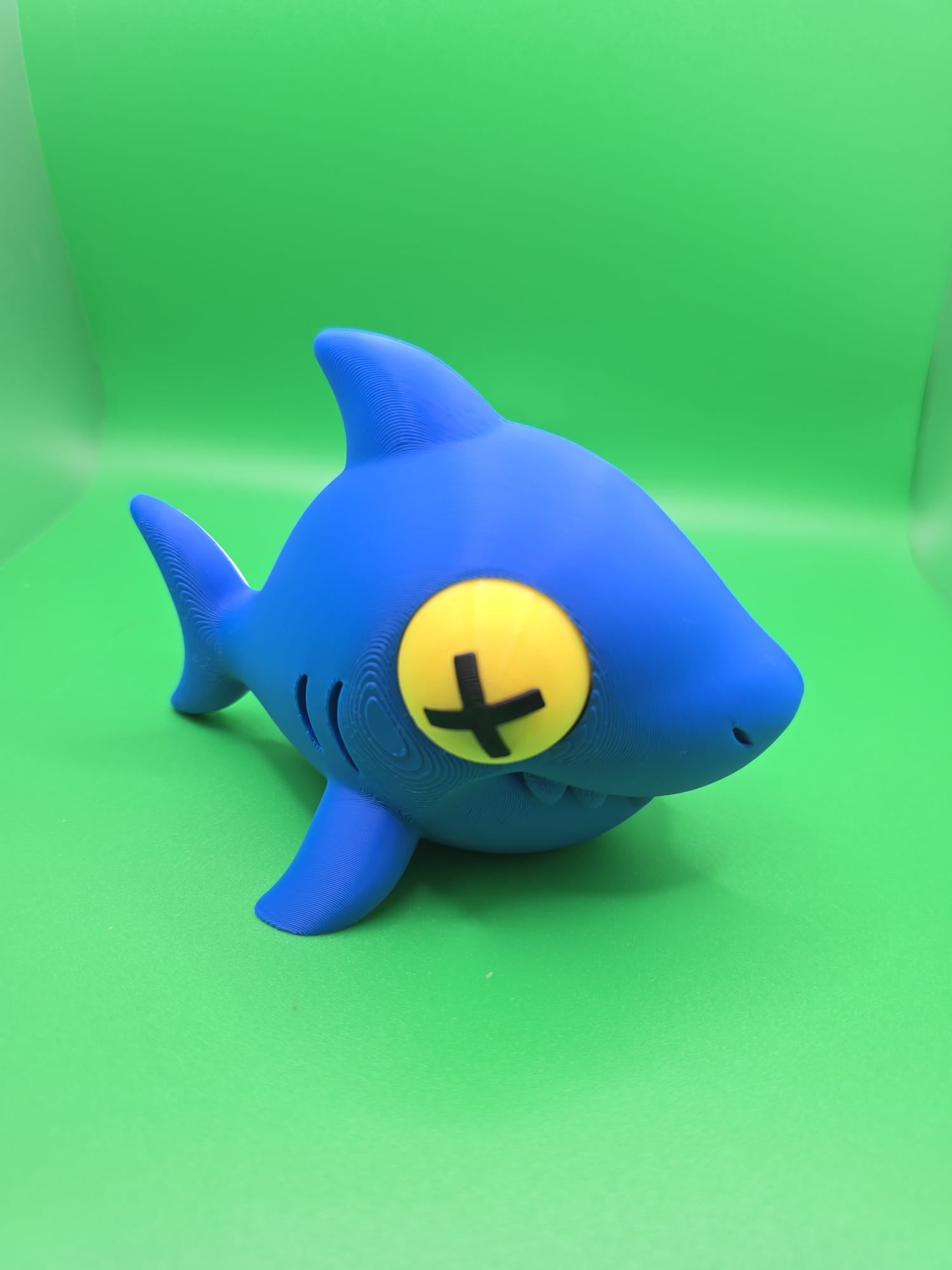 🐟 Sharky Skull – Miniatura 3D Decorativa