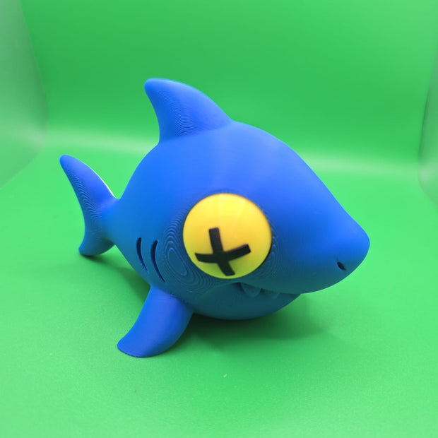 🐟 Sharky Skull – Miniatura 3D Decorativa