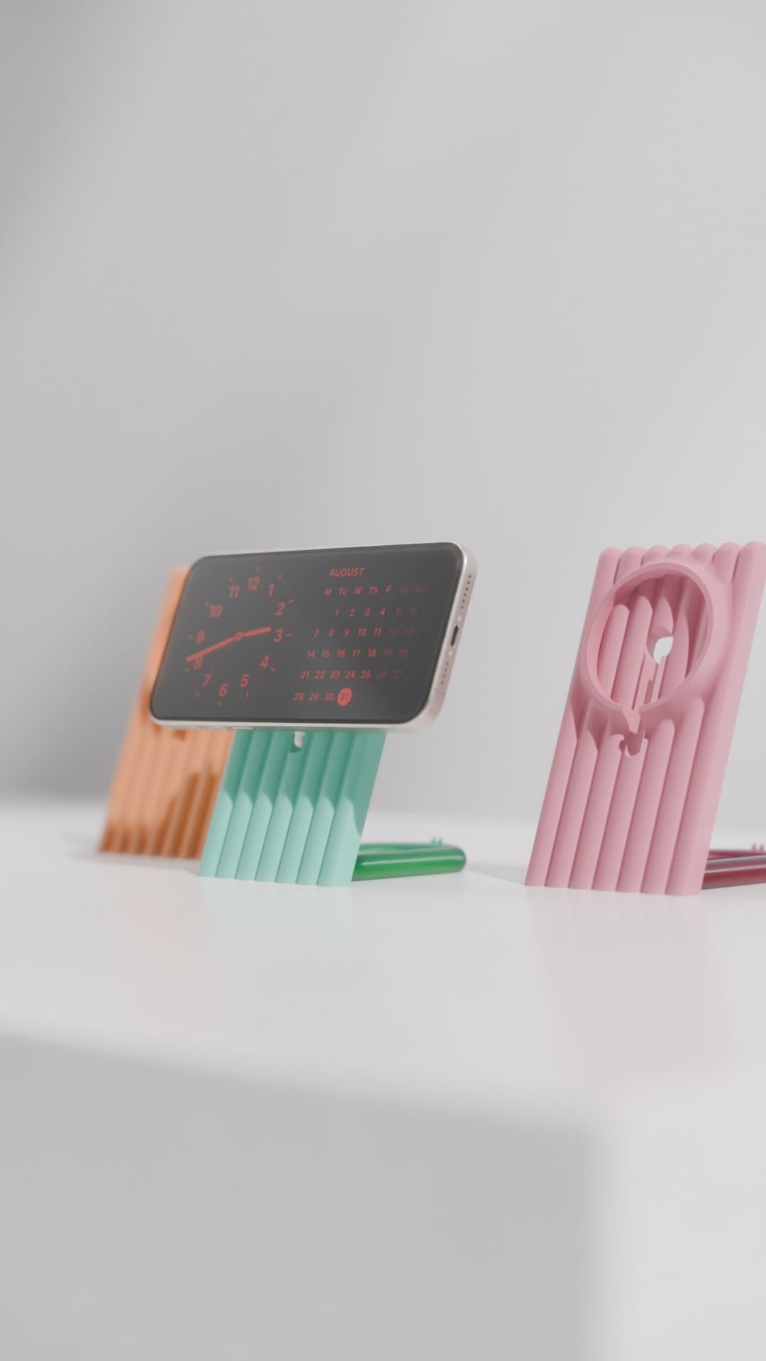 Supporto Smartphone in Stile Moderno – Disponibile in Verde